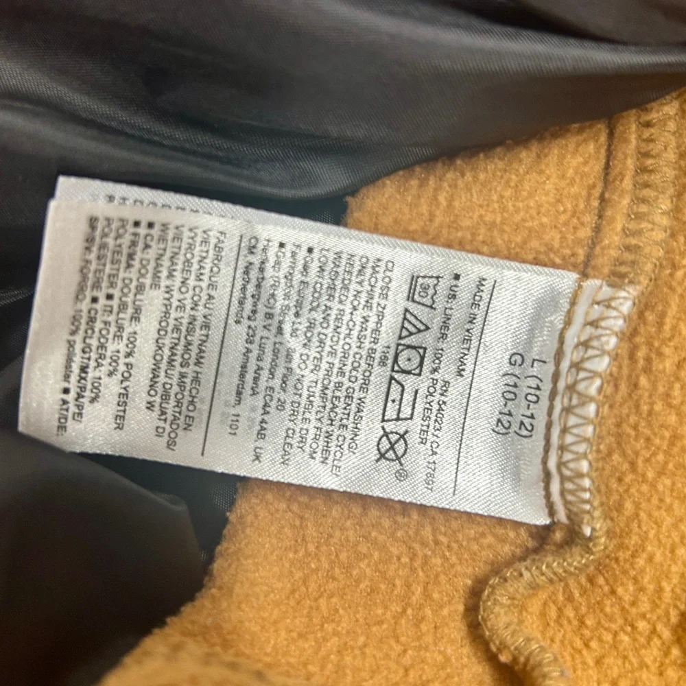 Old Navy Kid Large Hooded Puffer Jacket Outdoor Utility Winter School Ready Warm